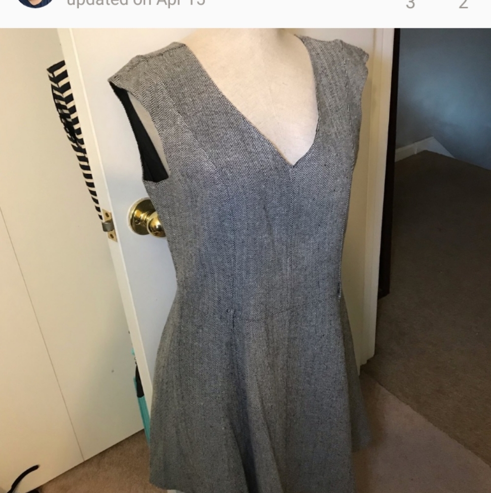 🌟2/$40 Chic Houndstooth Dress - NWT Size 14